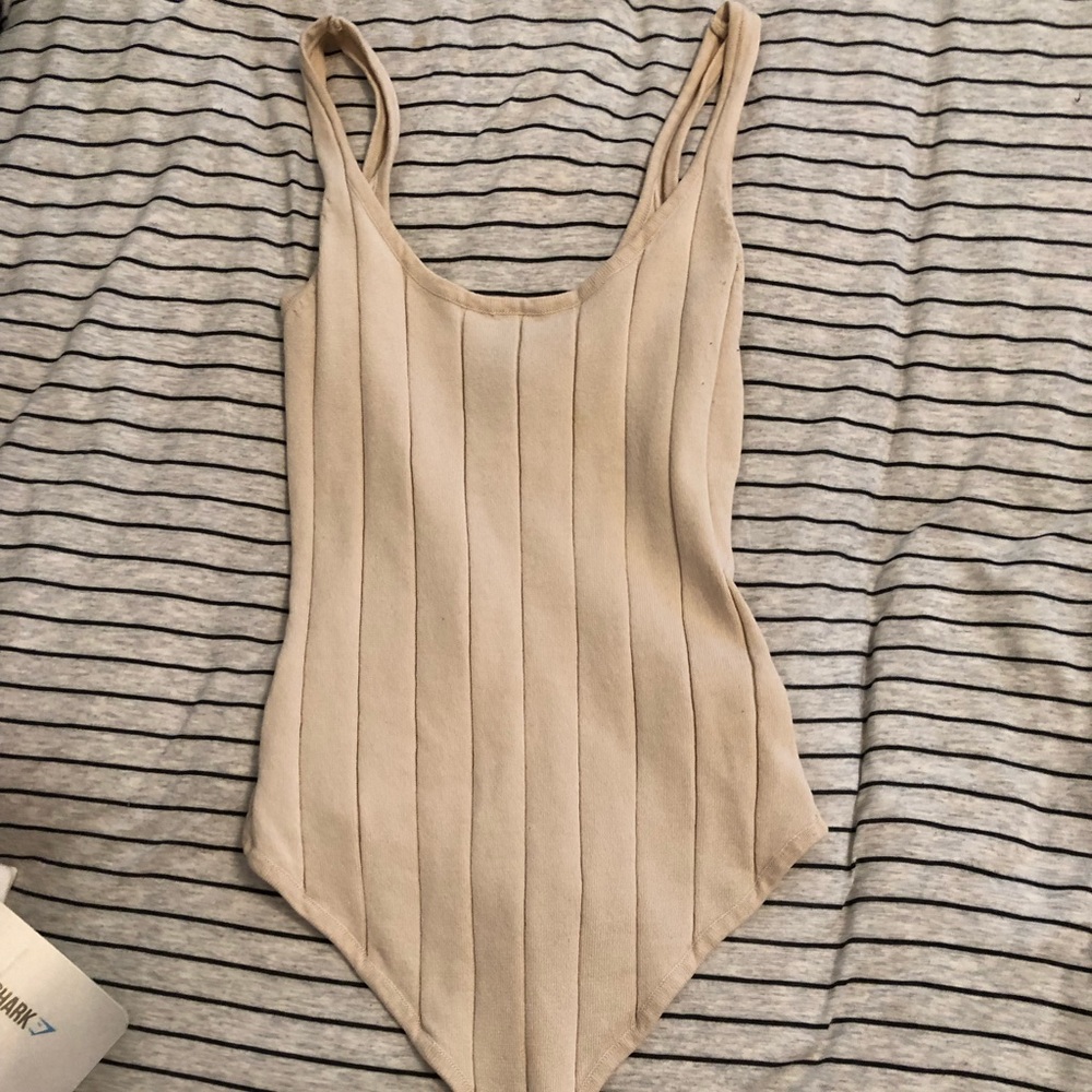 Cream bodysuit